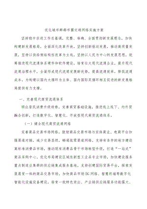 优化城市群都市圈交通网络实施方案.docx
