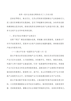 培养一批专业技能过硬的技术工人行动方案.docx