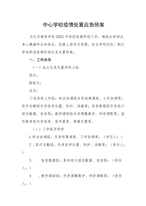 实验学校疫情处置应急预案.docx