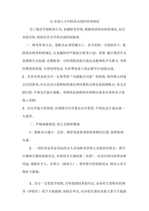 实验小学财务内部控制制度.docx