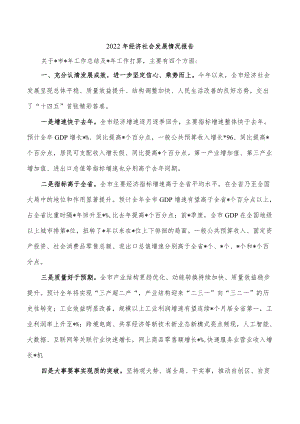 2022经济社会发展情况报告.docx