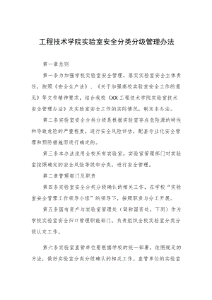 工程技术学院实验室安全分类分级管理办法.docx