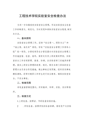 工程技术学院实验室安全检查办法.docx