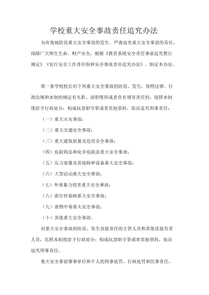 学校重大安全事故责任追究办法.docx