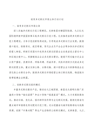 培育多式联运市场主体行动计划.docx