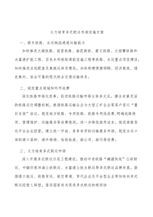 大力培育多式联运市场实施方案.docx