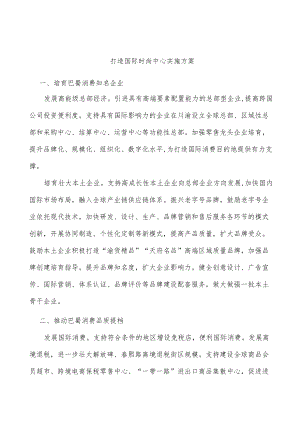 打造国际时尚中心实施方案.docx