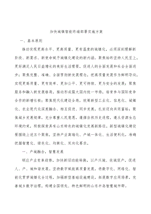 加快城镇智能终端部署实施方案.docx