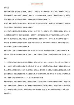 在精不在多的作文素材.docx
