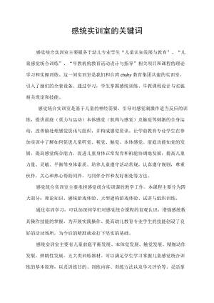 感统实训室的关键词.docx