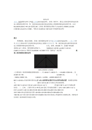 射影定理宣讲.docx