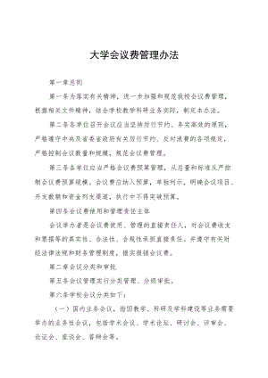 大学会议费管理办法.docx