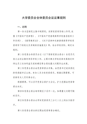 大学委员会全体委员会议议事规则.docx
