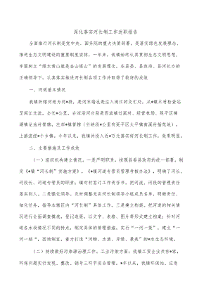 深化落实河长制工作述职报告.docx