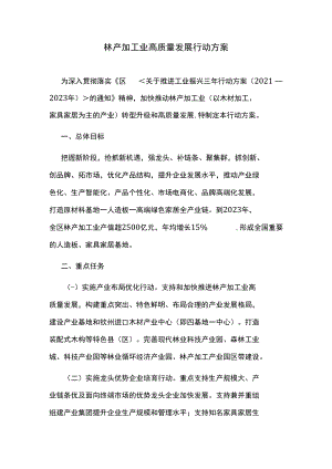 林产加工业高质量发展行动方案.docx