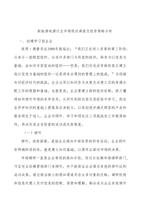 新能源电源行业市场现状调查及投资策略分析.docx