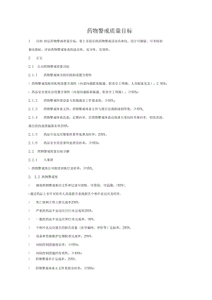 药物警戒质量目标.docx