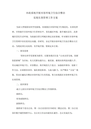 市容环境卫生综合整治工作方案.docx