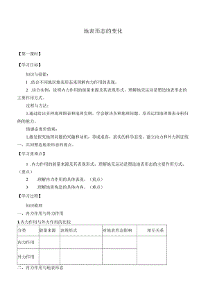 学案地表形态的变化.docx