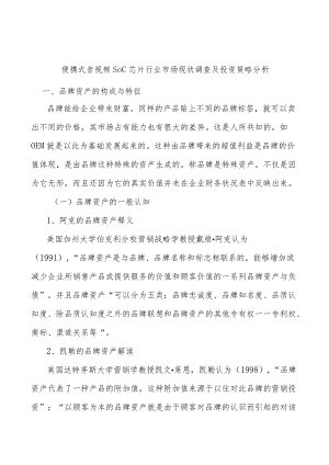 便携式音视频SoC芯片行业市场现状调查及投资策略分析.docx