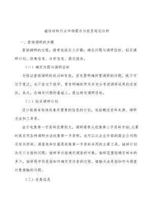 磁性材料行业市场需求与投资规划分析.docx