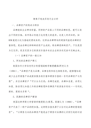 锂离子电池系统行业分析.docx