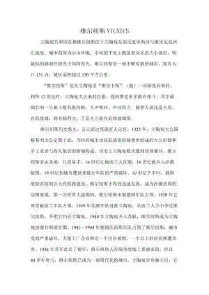 维尔纽斯.docx
