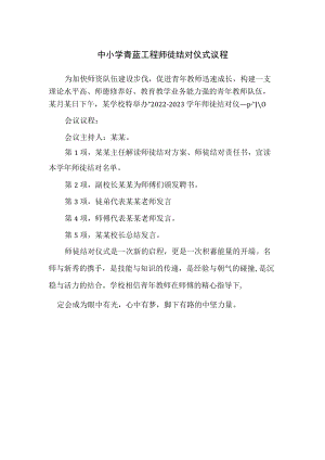 中小学青蓝工程师徒结对仪式议程.docx