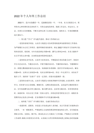 2022年个人年终工作总结.docx