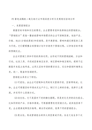 PE蓄电池隔板二氧化硅行业市场深度分析及发展规划咨询分析.docx