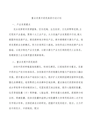 重点发展中药民族药行动计划.docx