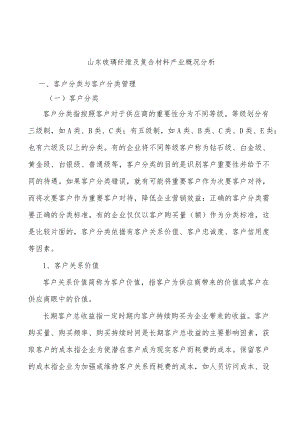 山东玻璃纤维及复合材料产业概况分析.docx