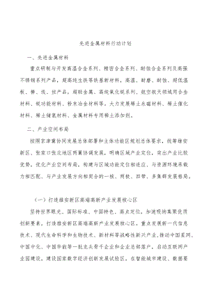 先进金属材料行动计划.docx