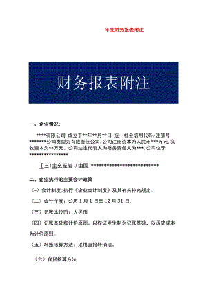公司年度财务报表附注模板.docx