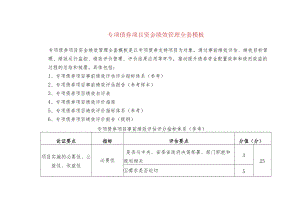 专项债券项目资金绩效管理全套模板.docx