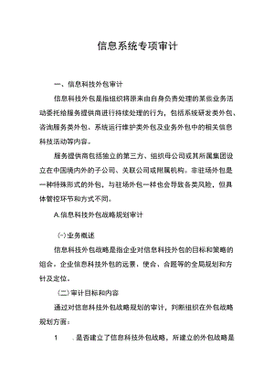 信息系统专项审计.docx