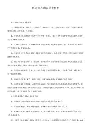 危险废弃物安全责任制.docx