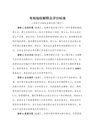考核指标解释及评分标准.docx