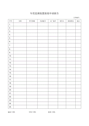 年度监测装置报废申请报告.docx