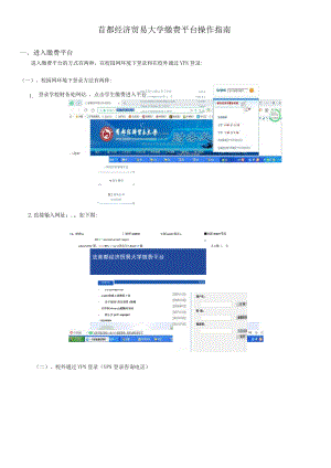 首都经济贸易大学缴费平台操作指南.docx