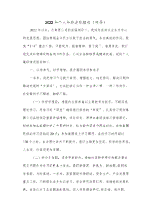 2022年个人年终述职报告（领导）.docx