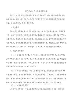 深化行政许可告知承诺制方案.docx