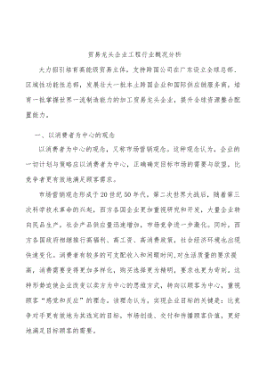 贸易龙头企业工程行业概况分析.docx