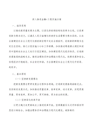 深入推进金融+工程实施方案.docx