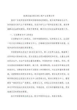 能源设施互联互通工程产业背景分析.docx