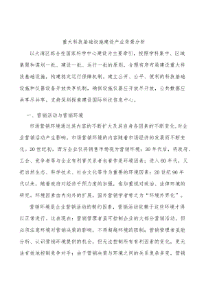 重大科技基础设施建设产业背景分析.docx
