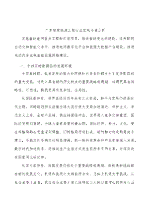 广东智慧能源工程行业宏观环境分析.docx