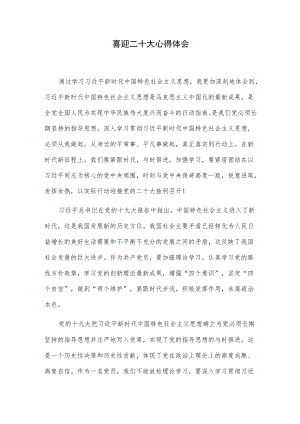 喜迎二十大心得体会..docx