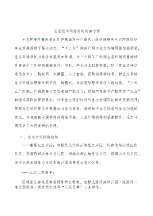 生态空间网络结构实施方案.docx