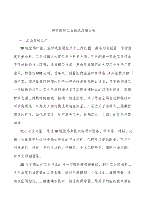 视觉感知工业领域应用分析.docx